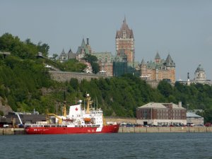 Quebec vanaf rivier