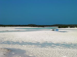 bootjes op zand