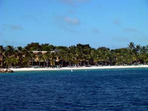 Resort aan de kust van Bonaire