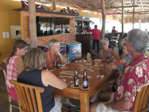 Domino bij Curaçao Yachtclub