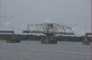 Ladies Island Swing Bridge bij Beaufort