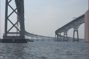 Brug over Chesapeake Bay