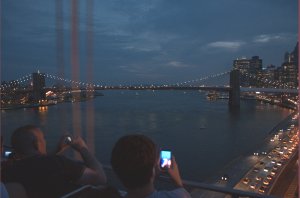 Brooklyn Bridge tijdens Nighttour