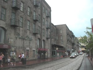 Straatje in Savannah