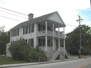 Koloniaal huis van plantagebezitter