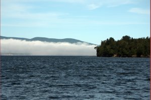 Mist in baie de gasp