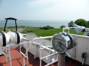 IJsbreker bij museum