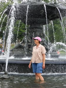 Ank in de fontein