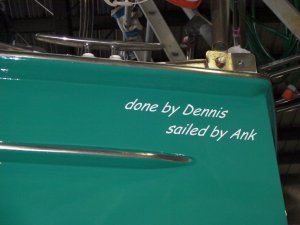 Sailed by Ank naar idee van Oom Herman