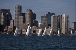 zeilwedstrijd voor Boston