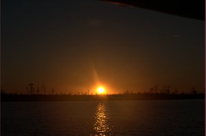 Ondergaande zon