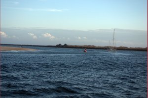 Truant III in Mason Inlet