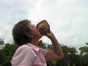 Ank drinkt klappermelk