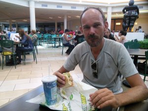lunch in Plaza de Caribe 