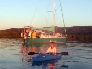 A in kayak