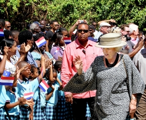 Koningin Beatrix in Barber