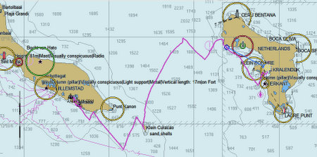 Onze gevaren route