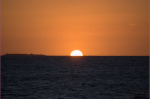 Prachtige zonsondergang