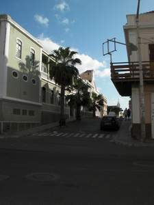 Straat in Mindelo