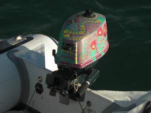 Cruising-look voor buitenboordmotor