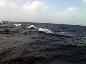 Water en golven, ons uitzicht gedurende twee weken
