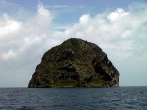 Le Diamant, 180m hoge rots