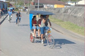 Fietstaxi in Baracoa