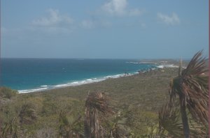 Westkant van het eiland