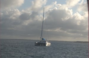 Atlas-t met Chris en opstapper Brian