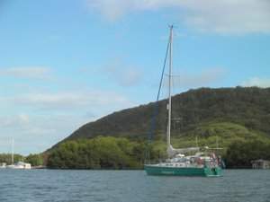 Bodyguard voor anker in Baha de Guanica