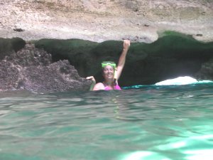 Ank in de Thunderball Grotto