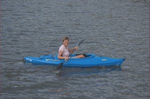 Ank in kayak