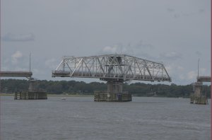 Ladies Island Swing Bridge bij Beaufort