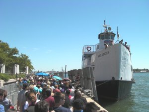 Veerboot naar Liberty Island en Ellis Island