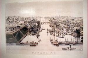 Oswego omstreeks 1850