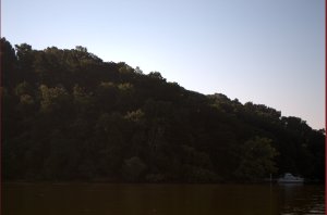 Hoge oevers om Irondequoit Bay