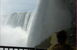 Horseshoe Falls vanaf de zijkant