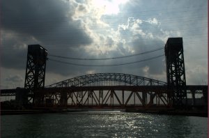 Hefbrug bij Hamilton