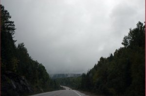 Onderweg terug naar Toronto op route 60