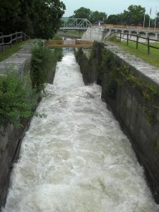 Bypass, oude Eriekanaal kolkt opeens