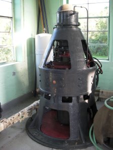 Antieke hydrogenerator doet dienst in geval van nood